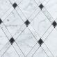 Imperial Pavo Gray Blend Polished Marble Mosaic Tile