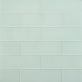 Loft Seafoam 4x12 Frosted Glass Subway Wall Tile