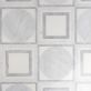 Cadre Grisaille Gray 20x20 Polished Marble Mosaic Tile