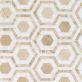 Cosmos Crema & Thassos 4" Hexagon Marble Polished Mosaic Tile