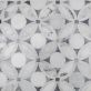 Sample- Highland Blossom Marble Polished Mosaic Tile