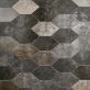 Sample-Adorno Hexagon Magma Mixed Gray 7x13 Semi-Polished Porcelain Tile