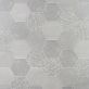 Sample-Texstone Gris Gray Deco Matte Porcelain Hexagon Tile