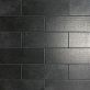 Diesel Camp Canvas Black 4x12 Matte Ceramic Subway Wall Tile