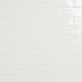 Sample-Chance White 2x10 Glossy Ceramic Subway Tile for Wall
