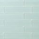 Coastal Dew Green 2x8 Beached Frosted Glass Subway Tile for Wall
