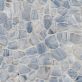 Sample-Riverglass Blue Frosted Glass Mosaic Tile 
