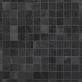 Sample-Hewlett Black Iron 2x2 Matte Porcelain Mosaic