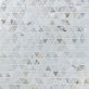 Aspekt Calacatta Triangles White Honed Marble Mosaic