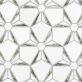 Sample-Euphoria Arctic Silver Polished Marble + Glass Hexagon Mosaic