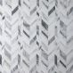Amari Grigio Polished Gray Marble and Aluminum Mosaic Tile