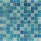 Aquatic Sky Blue 1x1 Squares Glass Polished Mosaic Tile