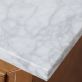 James Martin Vanities Emmeline Pebble Oak 72" Double Vanity with Carrara Marble Counter
