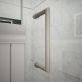DreamLine Mirage-X 48x72 Left Sliding Shower Alcove Door with Clear Glass in Brushed Nickel
