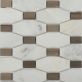 Octave Asian Statuary & Athens Gray Marble Polished Mosaic