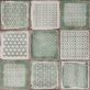 Sample-Los Lunas Deco Green 8x8 Matte Porcelain Tile