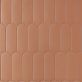 Parry Clay Terracotta Orange 3x8 Fishscale Matte Ceramic Wall Tile