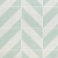 Auteur Diagonals Sage Green 9x9 Matte Porcelain Tile: Pattern 4