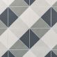 Auteur Diamond Navy Blue Matte 9x9 Porcelain Tile: Pattern 1