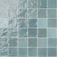 Sample-Portmore Aqua Blue 4x4 Glazed Ceramic Wall Tile