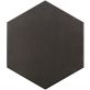 Sample-Paige Antracite 10" Hexagon Matte Cement Look Porcelain Tile