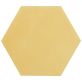 Sample-HexArt Yellow 8" Hexagon Matte Porcelain Tile