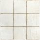 Sample-Angela Harris Dunmore Tirreno Decor 8x8 Polished Ceramic Wall Tile, White and Beige