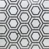 Nova Pavo Hexagon Marble Polished Mosaic Tile