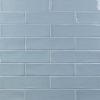 Sample-Manchester Dew Blue 3x12 Subway Glazed Ceramic Wall Tile