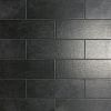 Sample-Diesel Camp Canvas Black 4x12 Matte Ceramic Subway Tile