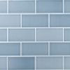 Sample-Vector Azul 4x8 Polished Ceramic Subway Tile for Wall