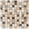 Sample- Esker Windrift Squares Marble & Glass Tile
