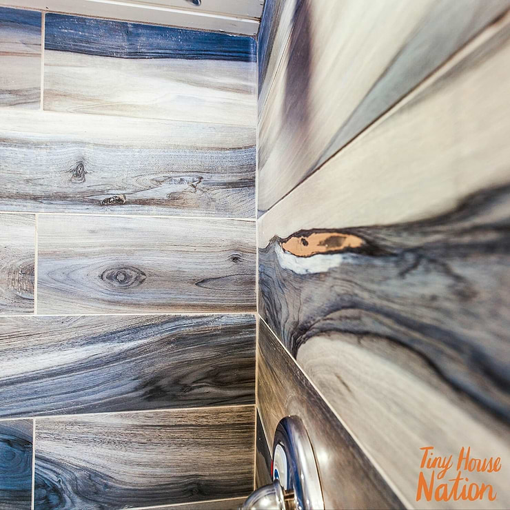 Brazilian Tiger Blue 8x48 Matte Porcelain Wood Look Tile