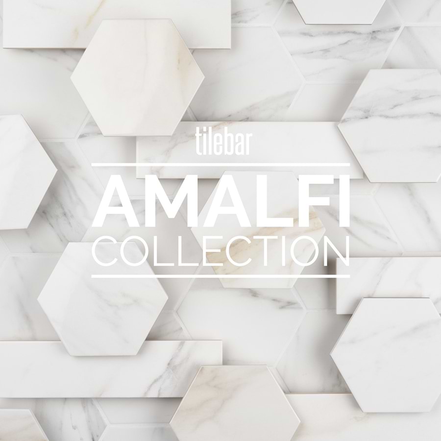 Amalfi Calacatta 6” Hexagon Polished Porcelain Tile