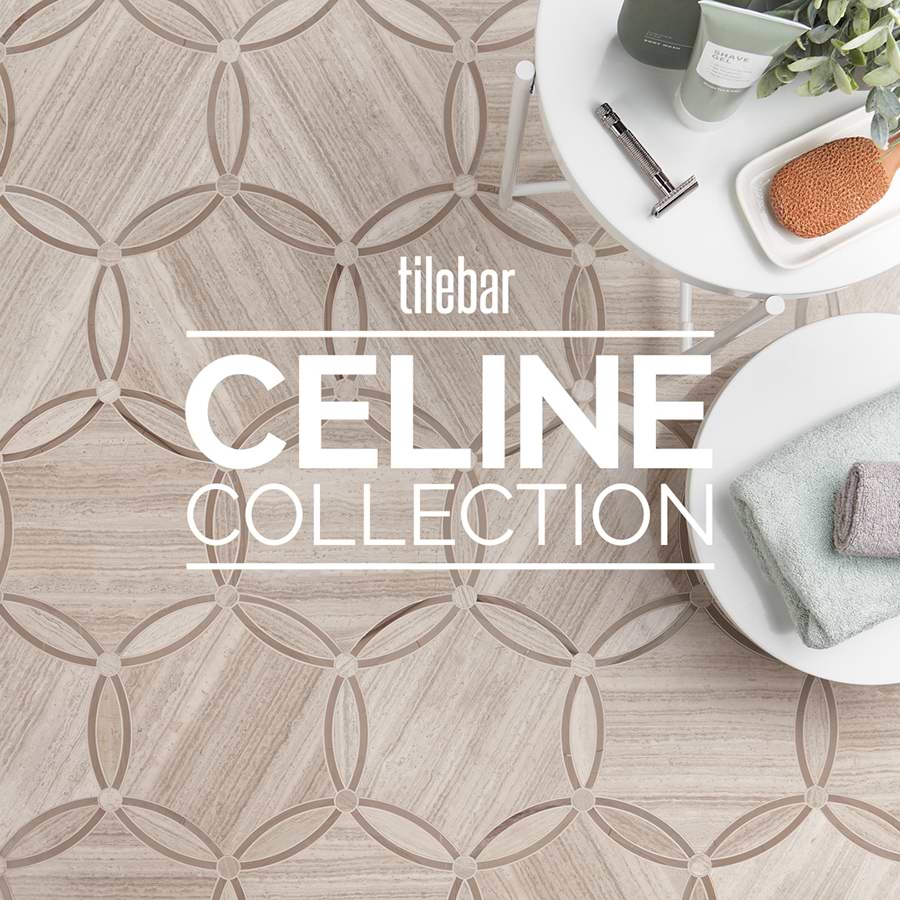 Celine Carrara White Polished Marble Mosaic Tile