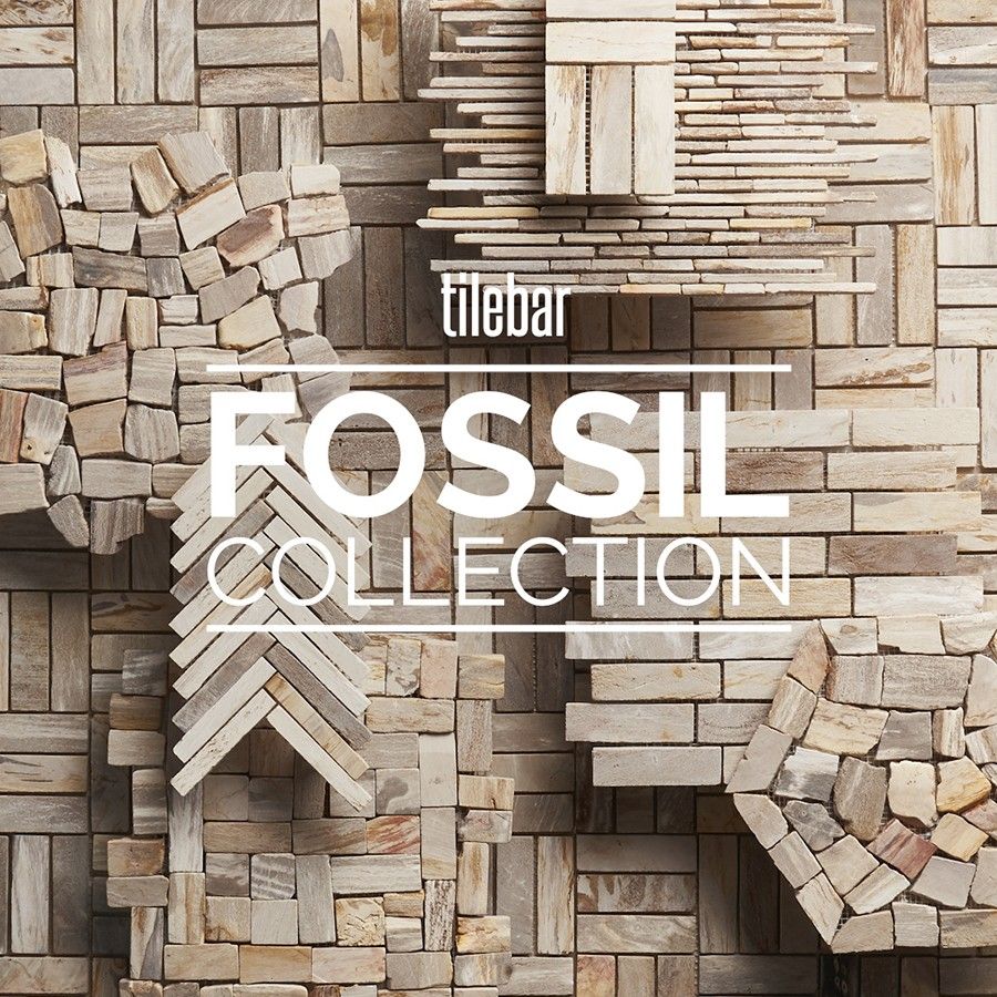 Fossil Brick 1x4 Petrified Stone Mosaic