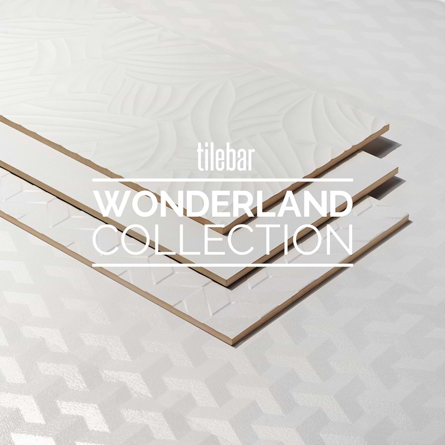 Wonderland 3D Garden White 12x36 Polished Ceramic Tile