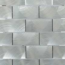 Industrial Silver 2x4 Aluminum Tile