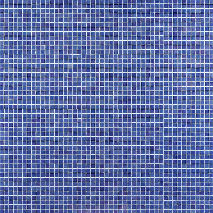 Swim Blue Lagoon 1x1 Glass Polished Mosaic Tile