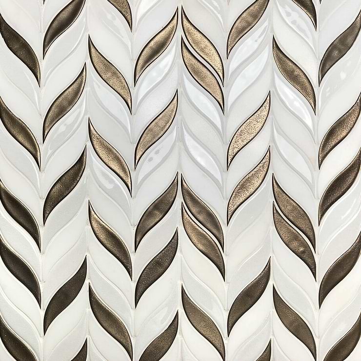 Metallic Look Crackled Ceramic Tile for Backsplash