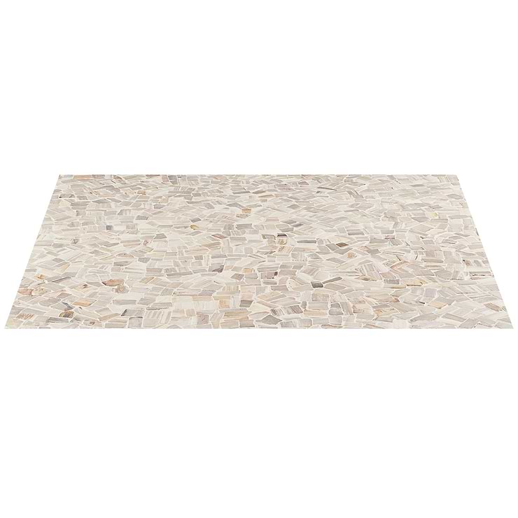 Fossil Tumbled Petrified Stone Mosaic