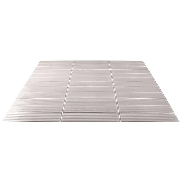 Stacy Garcia ArtBlock Fluted Grigio 4x16 Glossy Porcelain Tile