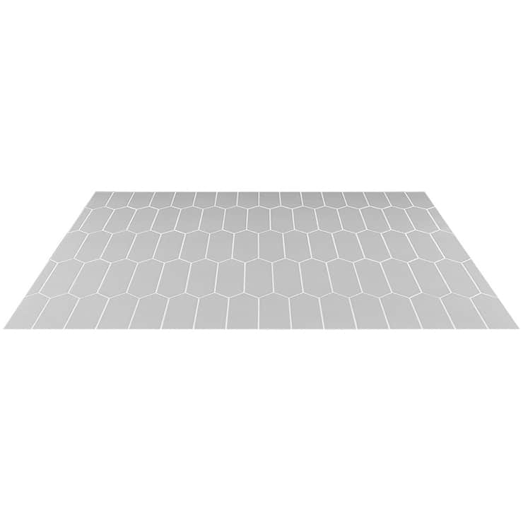 Tehama Gray 3x12 Picket Crackled Ceramic Tile