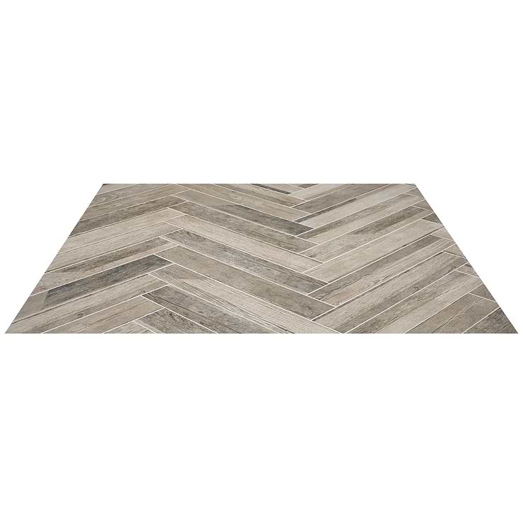 Caribou Olive 4x24 Matte Porcelain Wood Look Tile