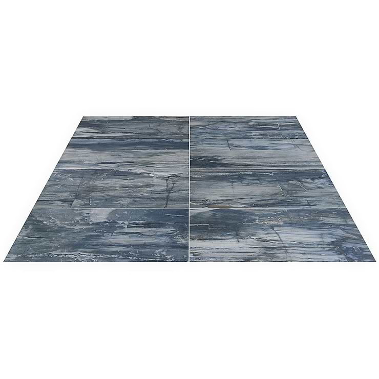 Petrawood Blue 12x24 Matte Porcelain Tile
