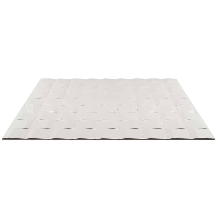 Zeal Edge 3D White 5x5 Matte Porcelain Tile