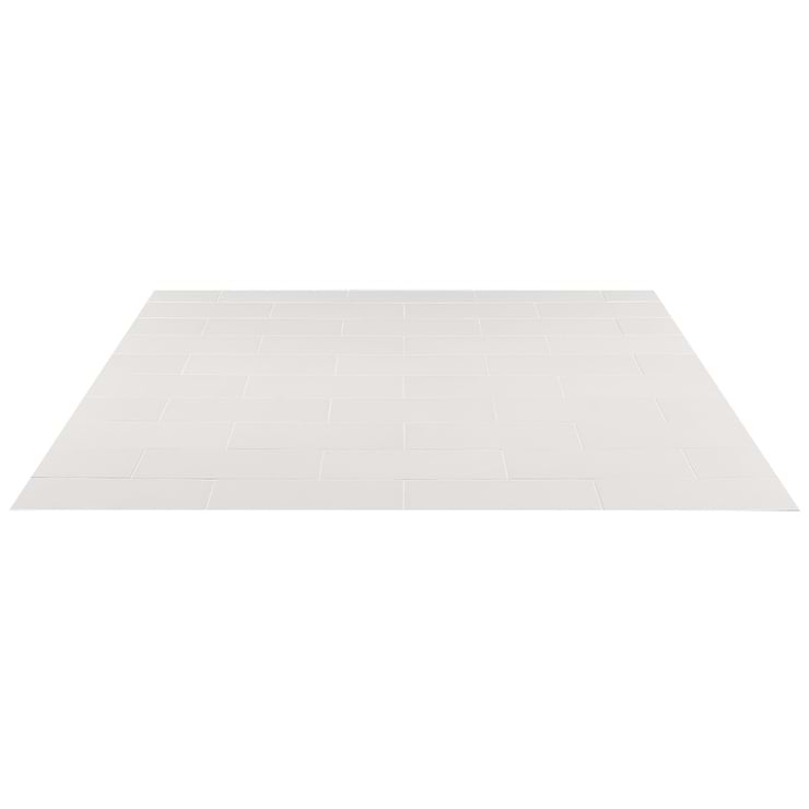 Zeal White 5x12 Matte Porcelain Tile