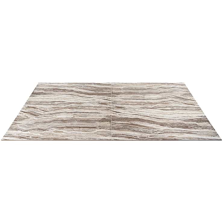 Lux Travertino Sand Gold 24x48 Artisan Decor Porcelain Tile