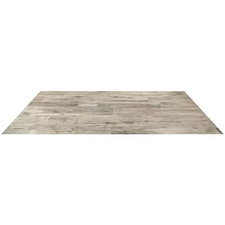 Petrawood Brown 8x48 Matte Porcelain Tile