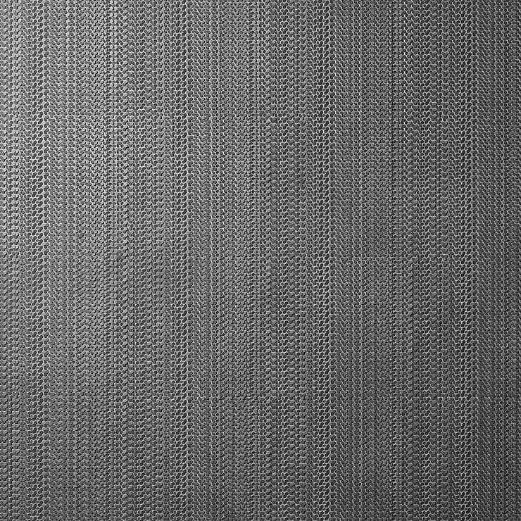 Sound Echo 3D Silver Resin Mosaic Tile